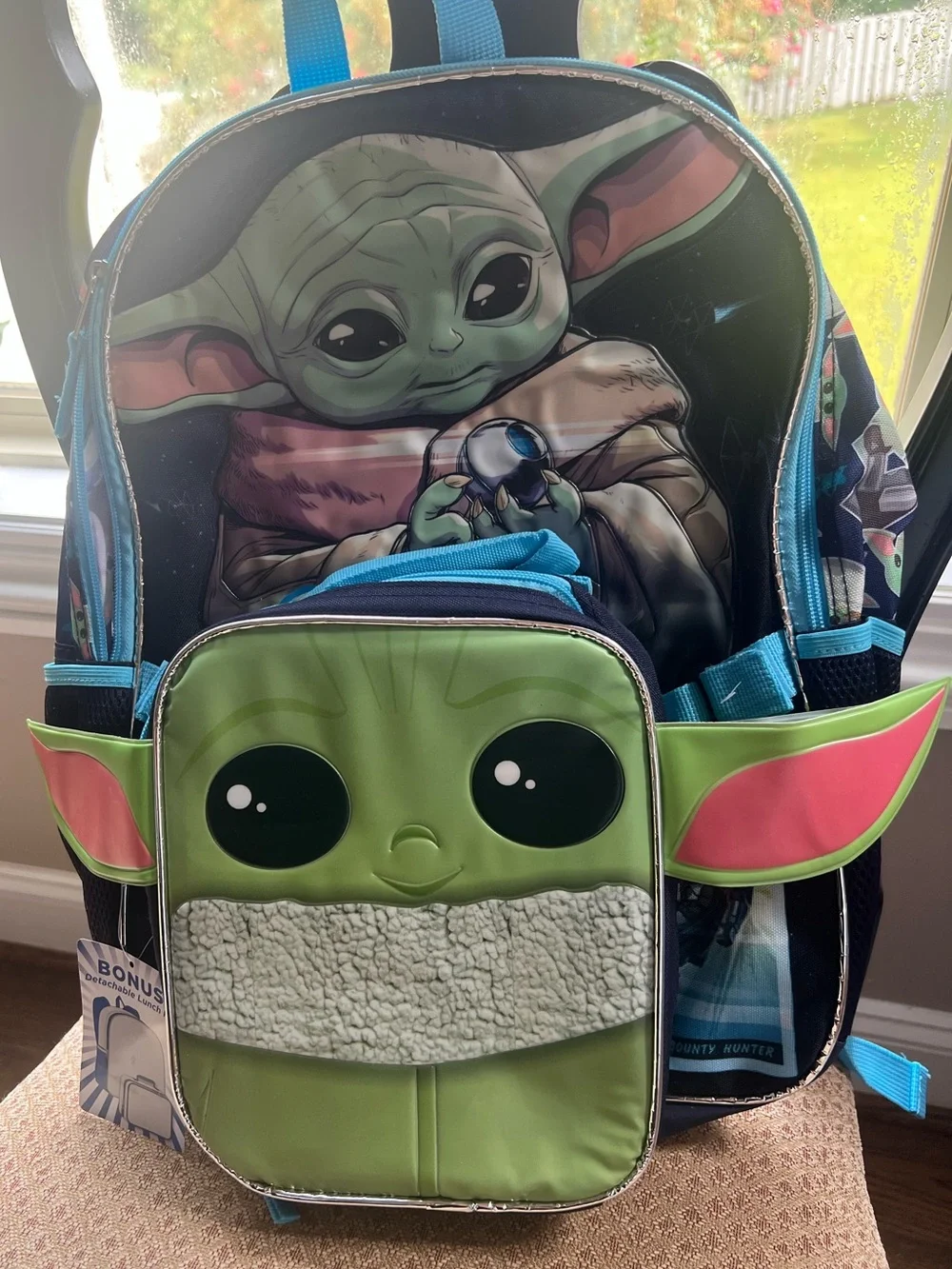 Star Wars The Mandalorian 'Grogu' Kids Backpack and lunchbox set